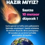Harman Kaya Kanyonu Meteor Yağmuru